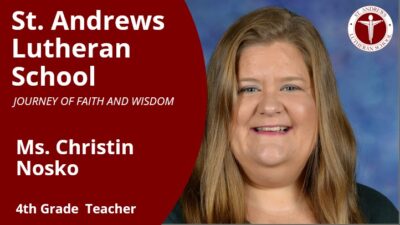 Meet our St. Andrews Teachers – Mr. Christin Nosko