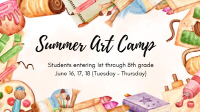Summer Art Camp at St. Andrews