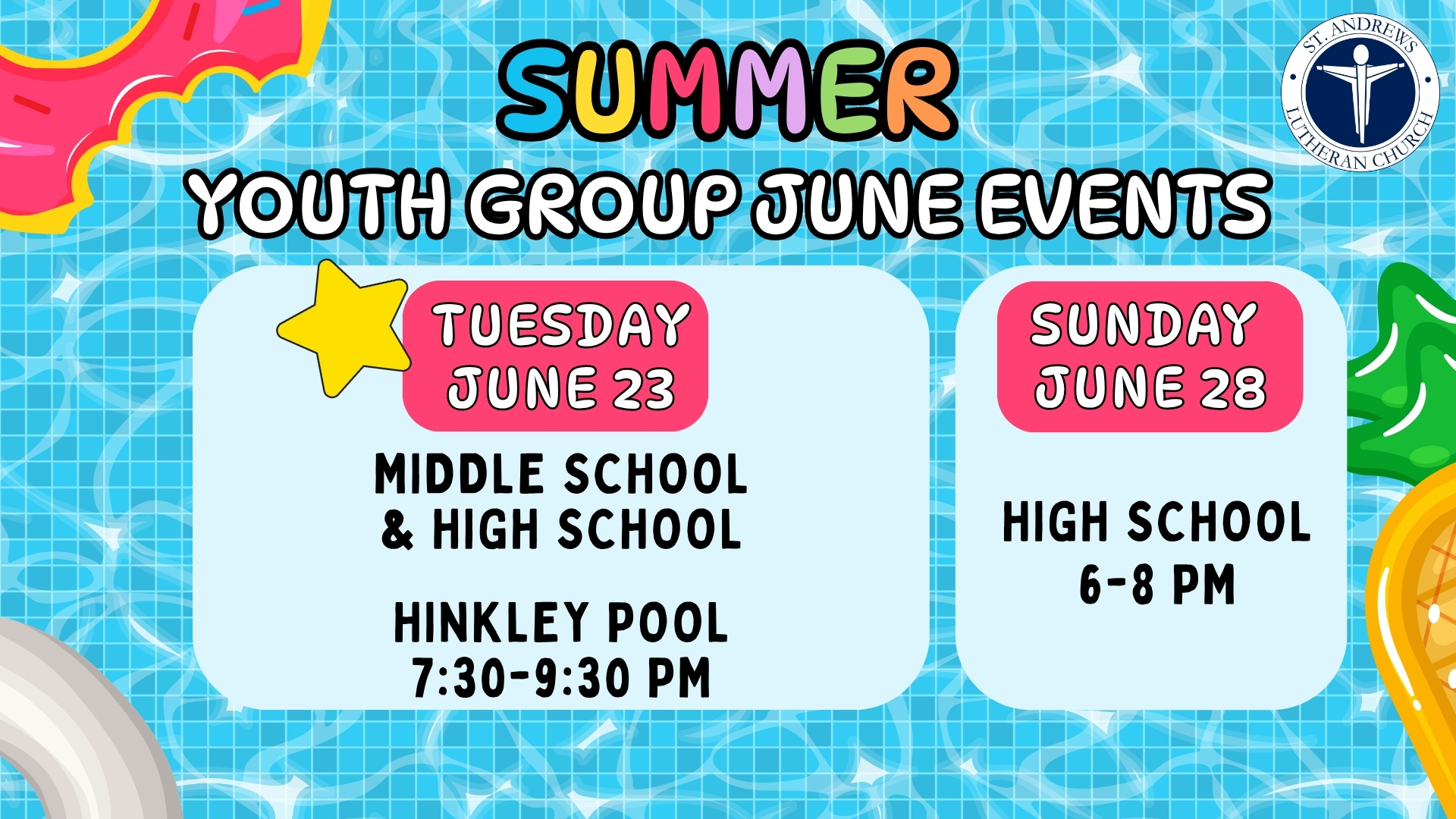 Copy of Summer Youth Group June
