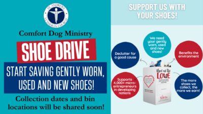 Comfort Dog Ministry Shoe Drive
