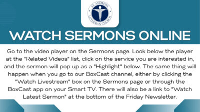 How to Watch Latest Sermons