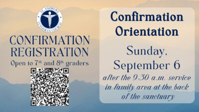Confirmation Registration