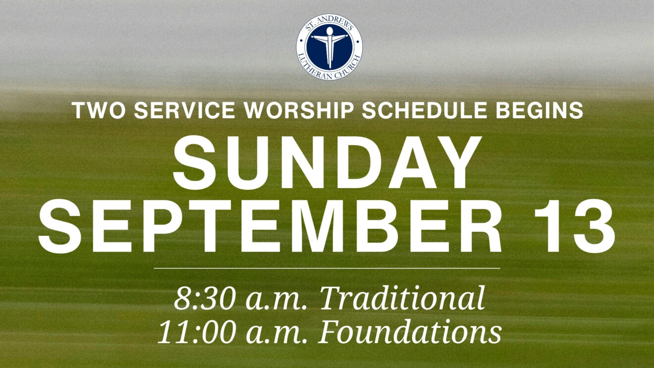 Back to Two Services - September 13