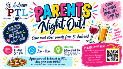 Parents Night Out at Edison Park Inn