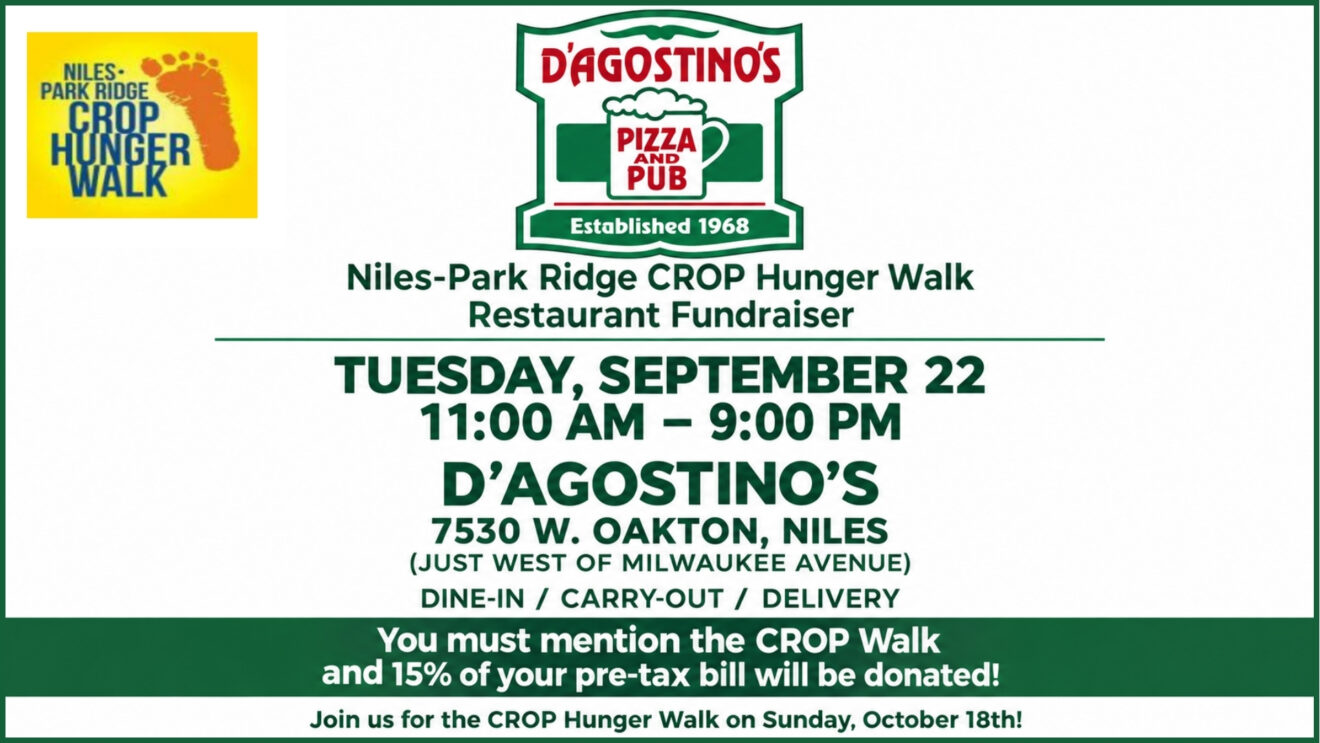 CROP Walk Restaurant Night - D'Agostino's September 22