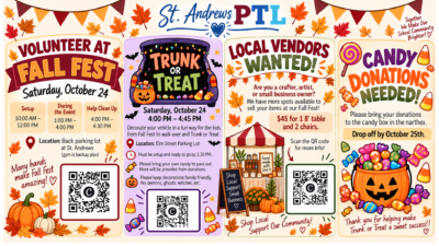 Get Involved in Fall Fest Fun at St. Andrews