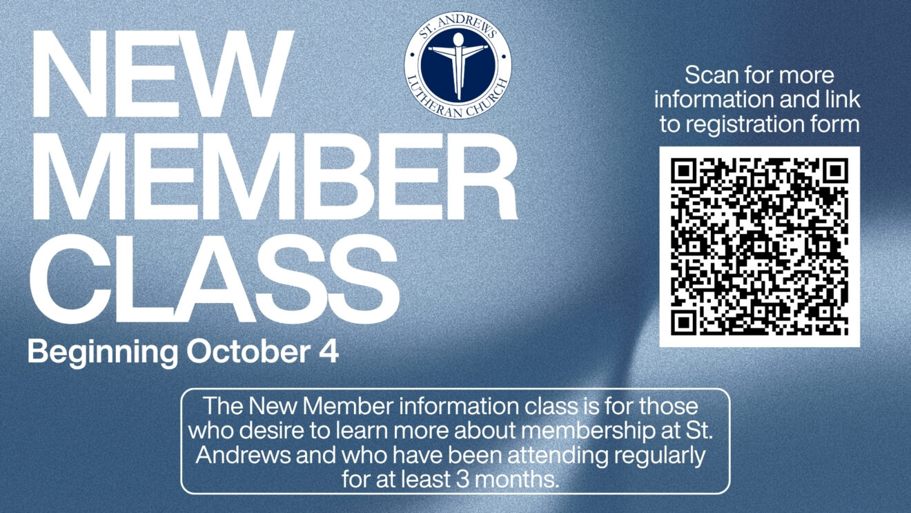 New Member Class - Fall 2026