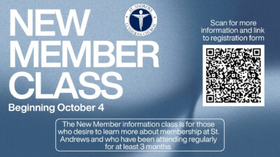 New Member Class – Fall 2026