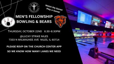 Men’s Fellowship – October 2026 – Bowling and Bears