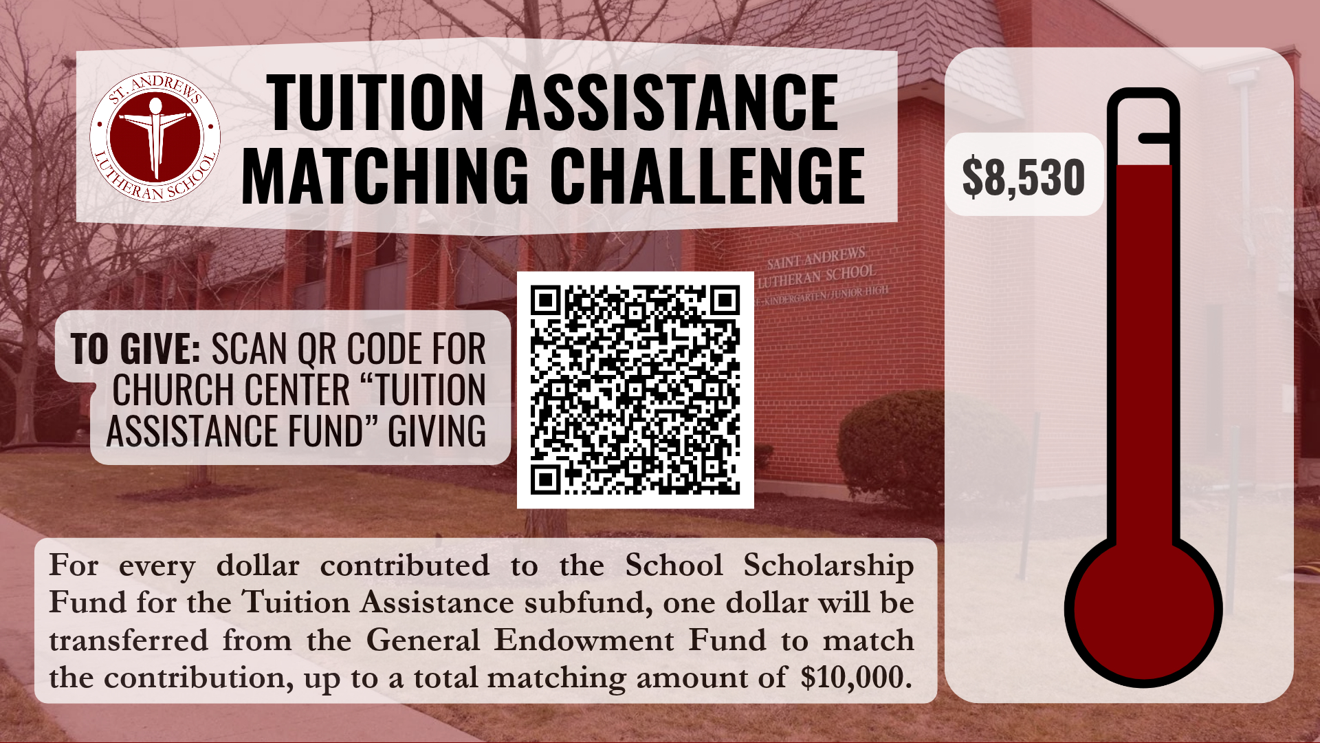 St. Andrews School Tuition Assistance Matching Challenge