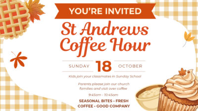 Join Us for Sunday School and Coffee Hour